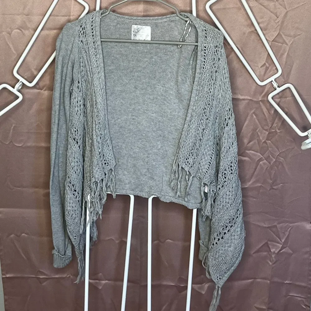 Justice knit cardigan size 12